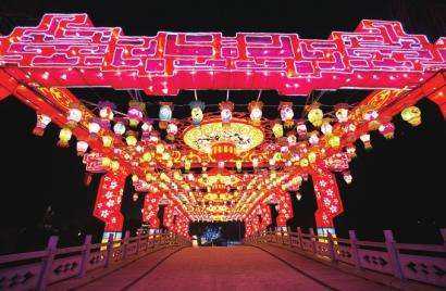 淄博玉黛湖转型成为花灯小镇，打造淄博花灯的全产业(图)